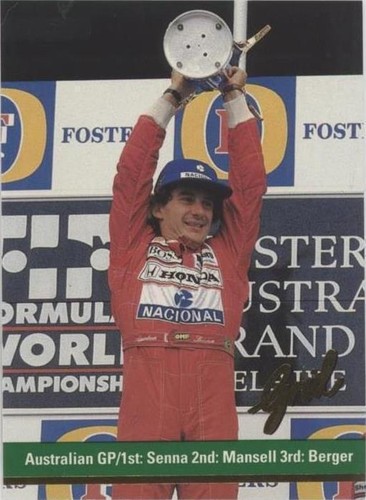 1992 Grid Motorcard Formula 1 - Ayrton Senna #115