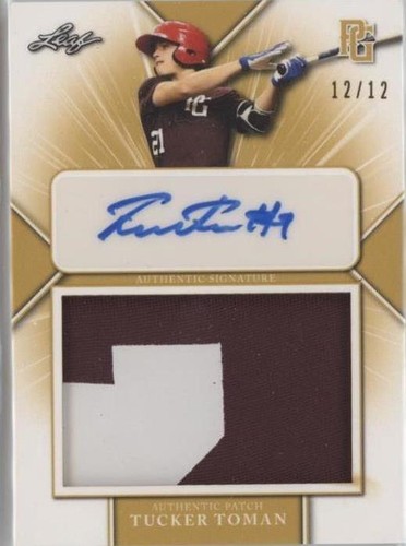 2021 Leaf Perfect Game National Showcase - Tucker Toman #PA-TT1