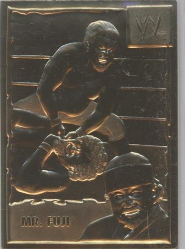 1999-2005 Danbury Mint 22k Gold WWF/E - Mr. Fuji #44