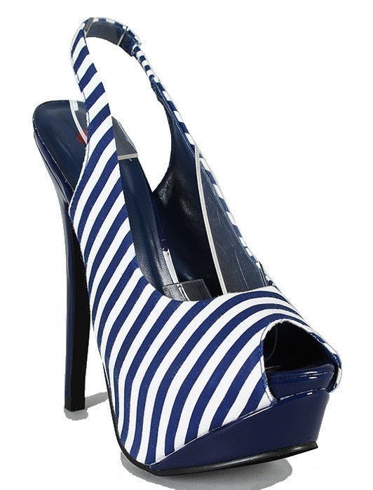 Women's Party Striped Heels