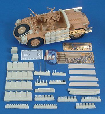 Royal Model 1/35 Camionetta AS 42 Sahariana Update Set for Italeri 6452 495