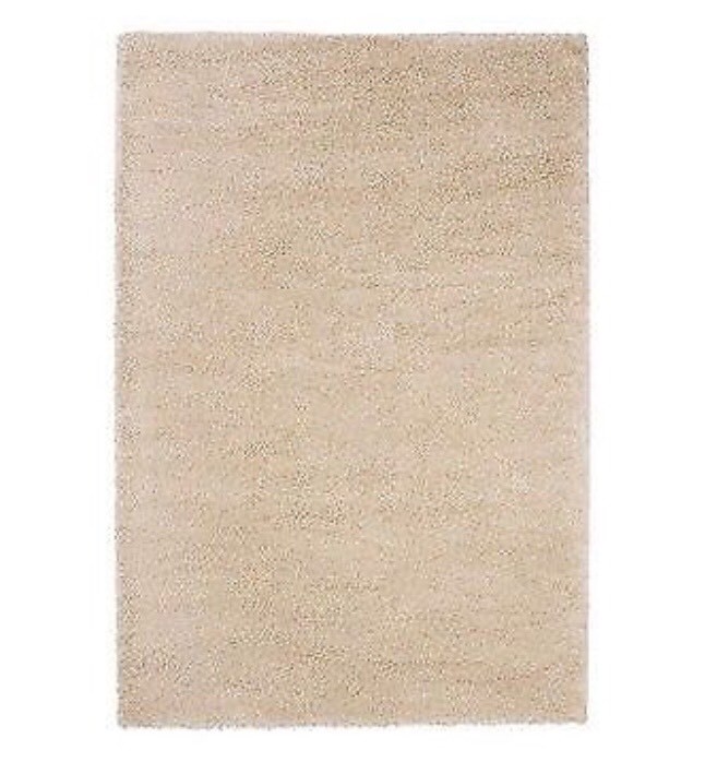 Off white Ikea Adum rug 133195 cm in Tooting Bec, London Gumtree