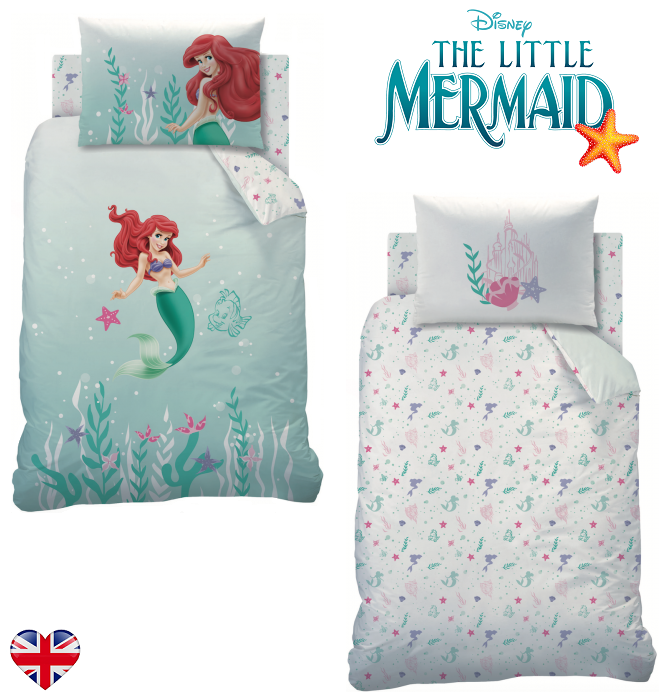 Disney The Little Mermaid Duvet Cover Set Single Princess Ariel