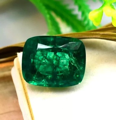 AAA Quality Loose Gemstone Colombia Emerald 8 to 10 Ct Natural Emerald ( Panna )