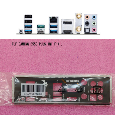 TUF GAMING B550-PLUS (WI-FI) FOR ASUS IO I/O SHIELD Back Plate SHIELD BLENDE