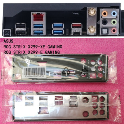 For Asus ROG STRIX X299-E GAMING Shield IO I/O Rear Baffle Backplate Motherboard