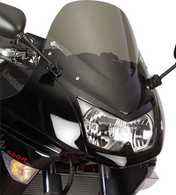 Zero Gravity Double Bubble Windscreen Smoke for Kawasaki EX650A Ninja 650R 06-08