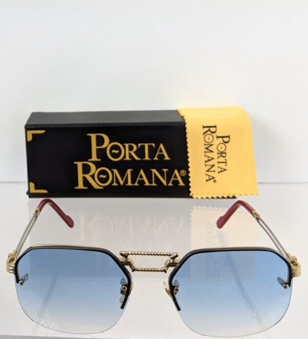 Pre-owned Porta Romana Authentic  Sunglasses Mod 1012 Col 600 B Vintage Frame In Blue