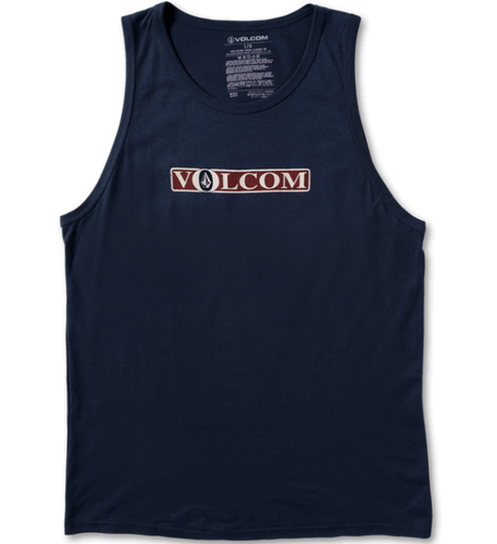 

Майка без рукавов с рисунком Volcom Blatter (темно-синяя), Navy