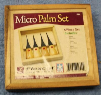 Flexcut FR804 4 Piece Micro Palm Set Made in the USA!