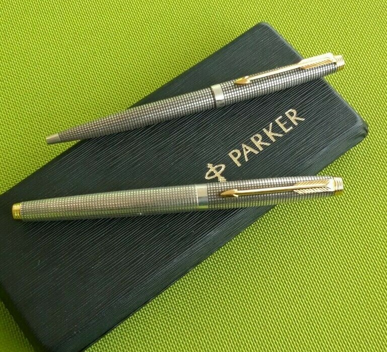 筆記具 PARKER 75 STERING SILVER CISELE 14K XF Parker 75 Sterling Cisele Fountain Pen - USA, Flat Tassies