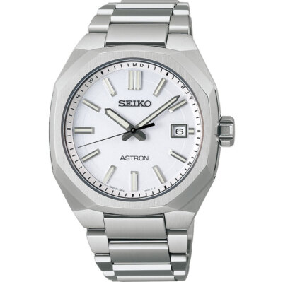 SEIKO ASTRON NEXTER SBXY081 White Solar Men's Watch New in