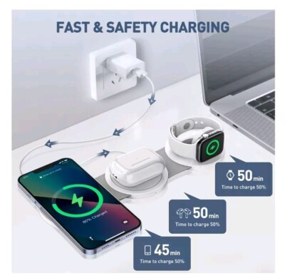3 in 1 wireless charger for iPhone 
