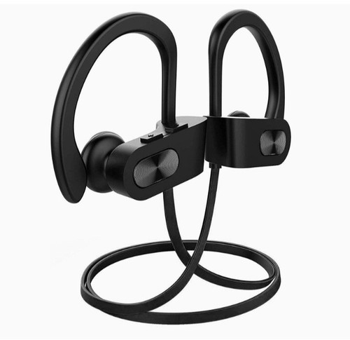 Headphones Waterproof Workout Gym Running Black