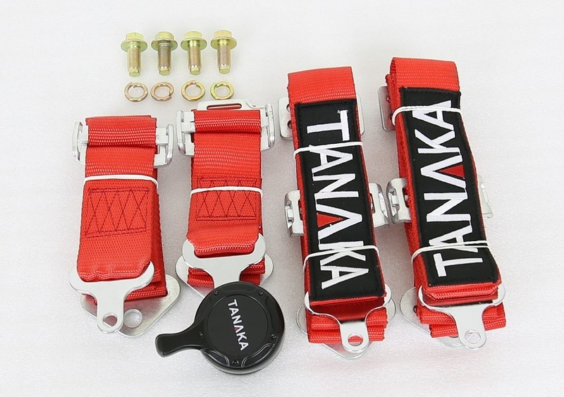 Tanaka Universal Purple 4 Point Camlock Quick Release Racing Seat Belt Harness Ushirika Coop
