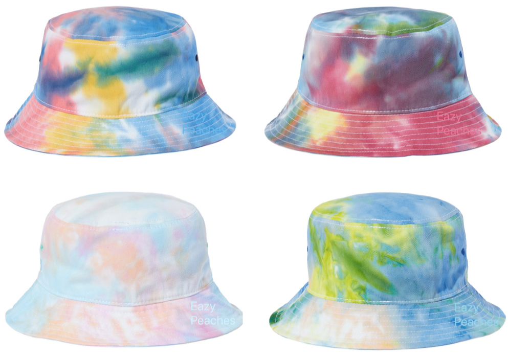 Game Packable Tie-Dye Multicolor Fisherman Hat, OSFM, Newport Retro Bucket Cap