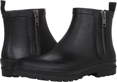 Madewell Women’s Waterproof Zip-Up Lug Sole Rain Boot - Man Made Outsole,...