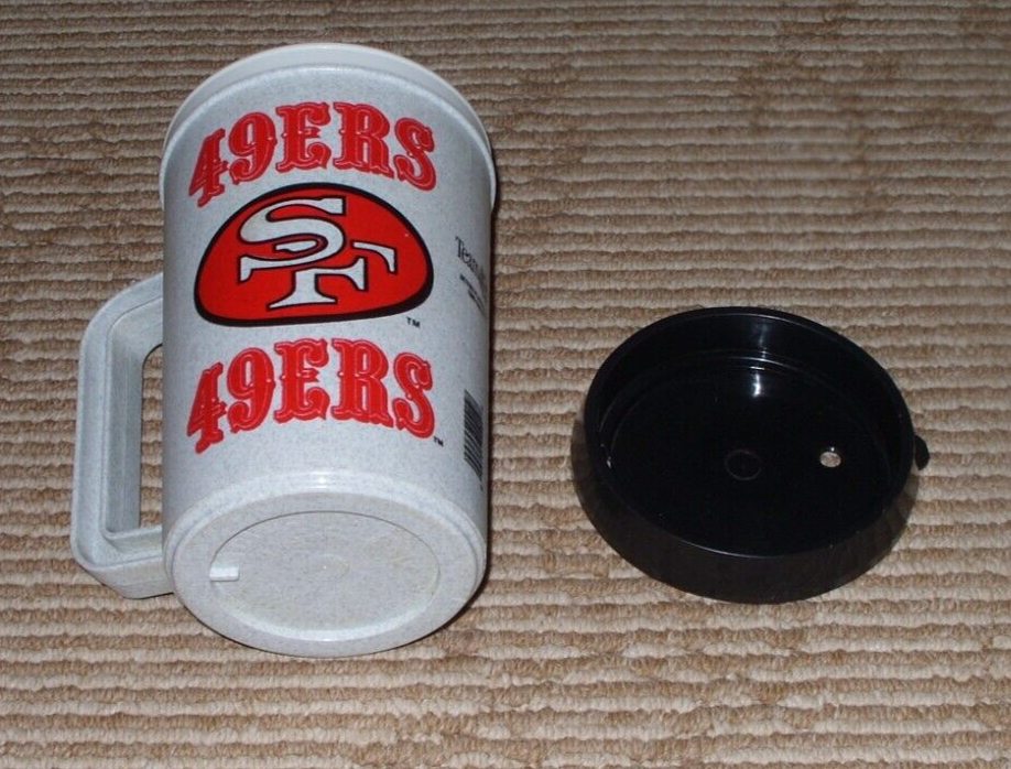 San Fransisco 49ers 1995 Super Thermo 22 oz. Insulated Plastic Mug by Betras USA
