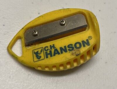 CH Hanson 00202 VersaSharp Carpenter's Pencil Sharpener Yellow Blue