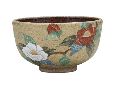 from JAPAN Kutani Yoshidaya Dragon Matcha Chawan Sado Meiji