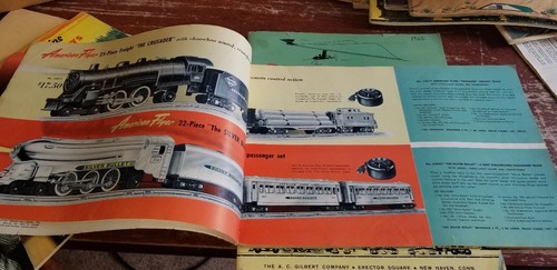 ANTIQUE 1953 AMERICAN FLYER TRAIN CATALOG AUTHENTIC GILBERT COMPLETE