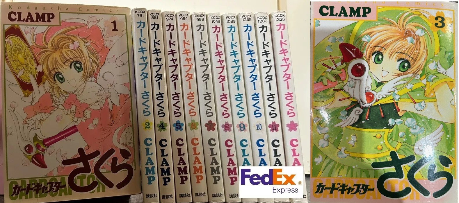 カードキャプターさくら　漫画　英語　バラ売り可 カードキャプターさくら 漫画 英語 バラ売り可