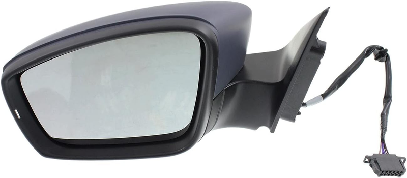 Left Driver Side Mirror Heated Power Glass for 2011-2018 Volkswagen Jetta Sedan