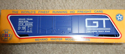 Vintage Mehano HO Scale Grand Trunk Western 591399 50' Box Car MIB