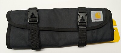 Carhartt 18 Pocket Utility Roll Tool Organization Roll Bag Durable Black New
