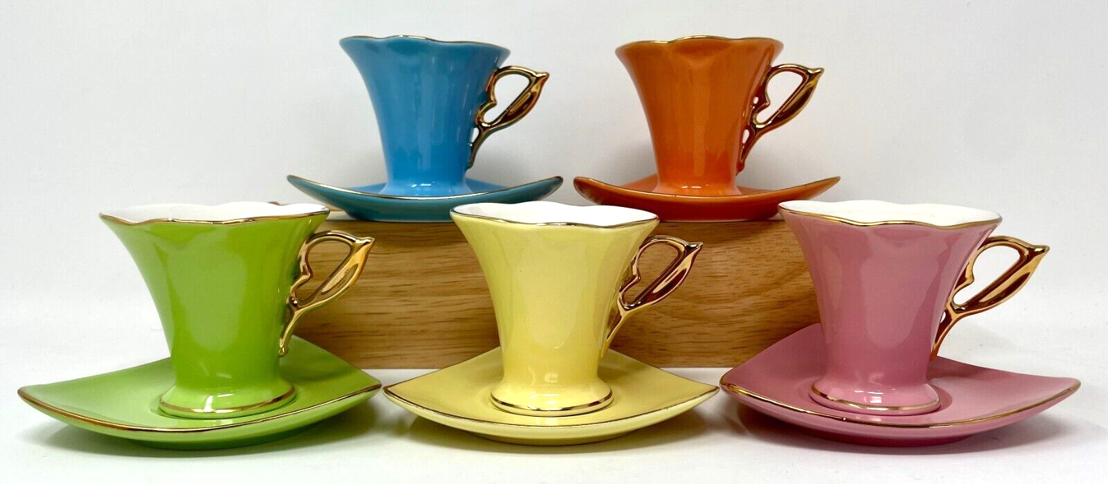 CHOICE - GNA Fine Porcelain Demitasse Espresso Coffee Tea Cup Saucer Set