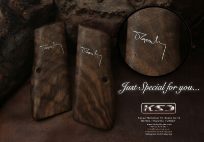 KSD Brand Browning High Power MK3 MK I II III Compatible Root Walnut Grips