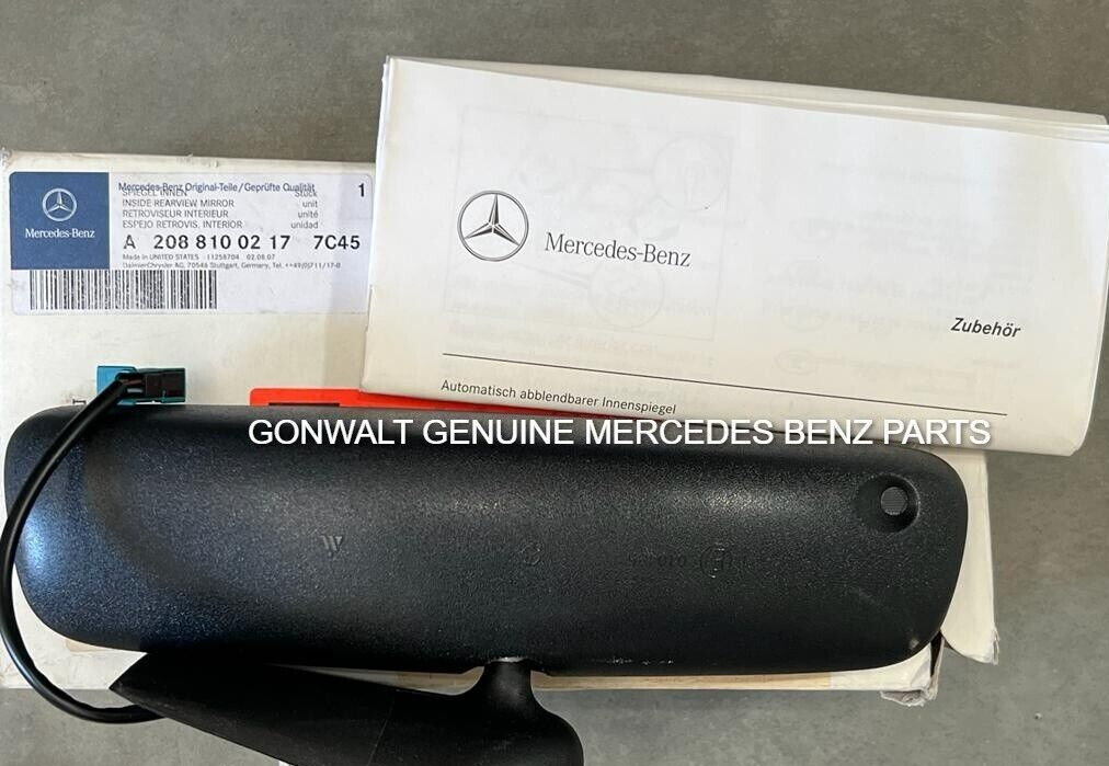 Mercedes Benz Genuine C 230 C 280 1998 Black Mirror Inside