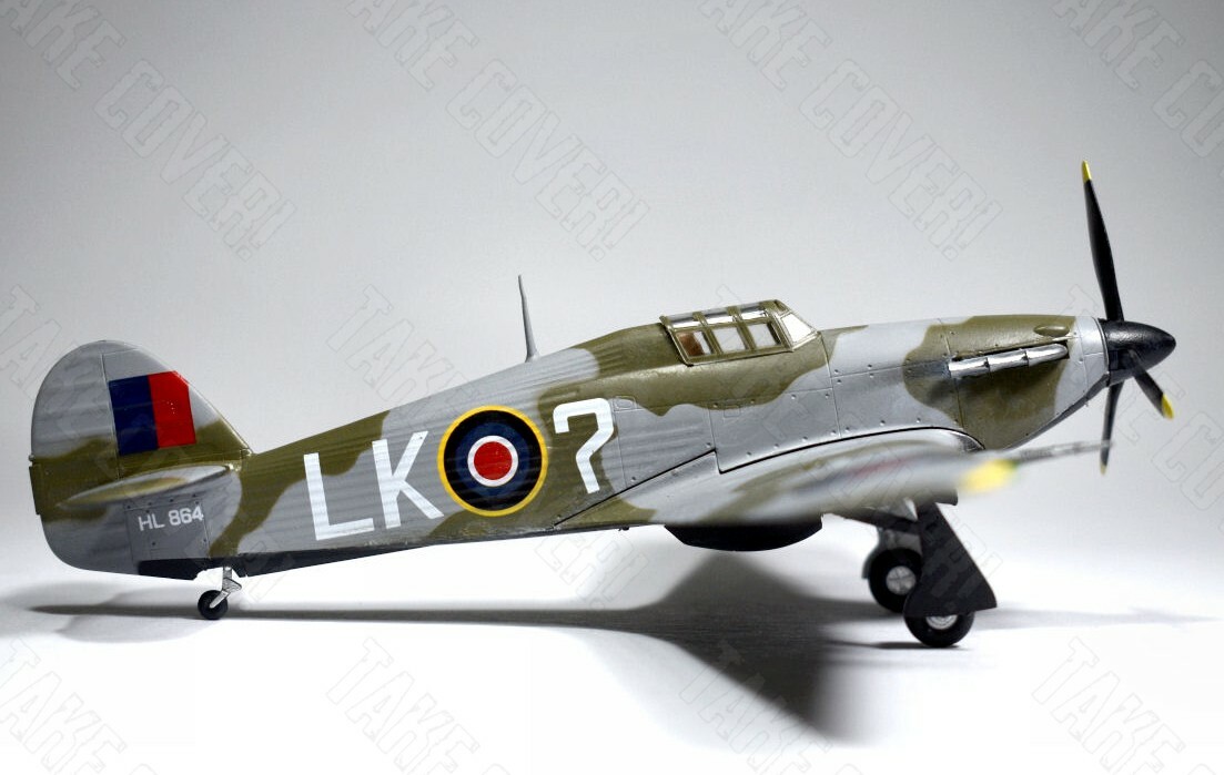 模型製作用品 HAWKER HURRICANE GP50 Easy Built Models - Hawker Hurricane 50