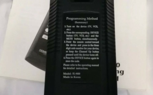 Universal Home Theater Master Preprogrammed & Learning Remote Control SL-9000