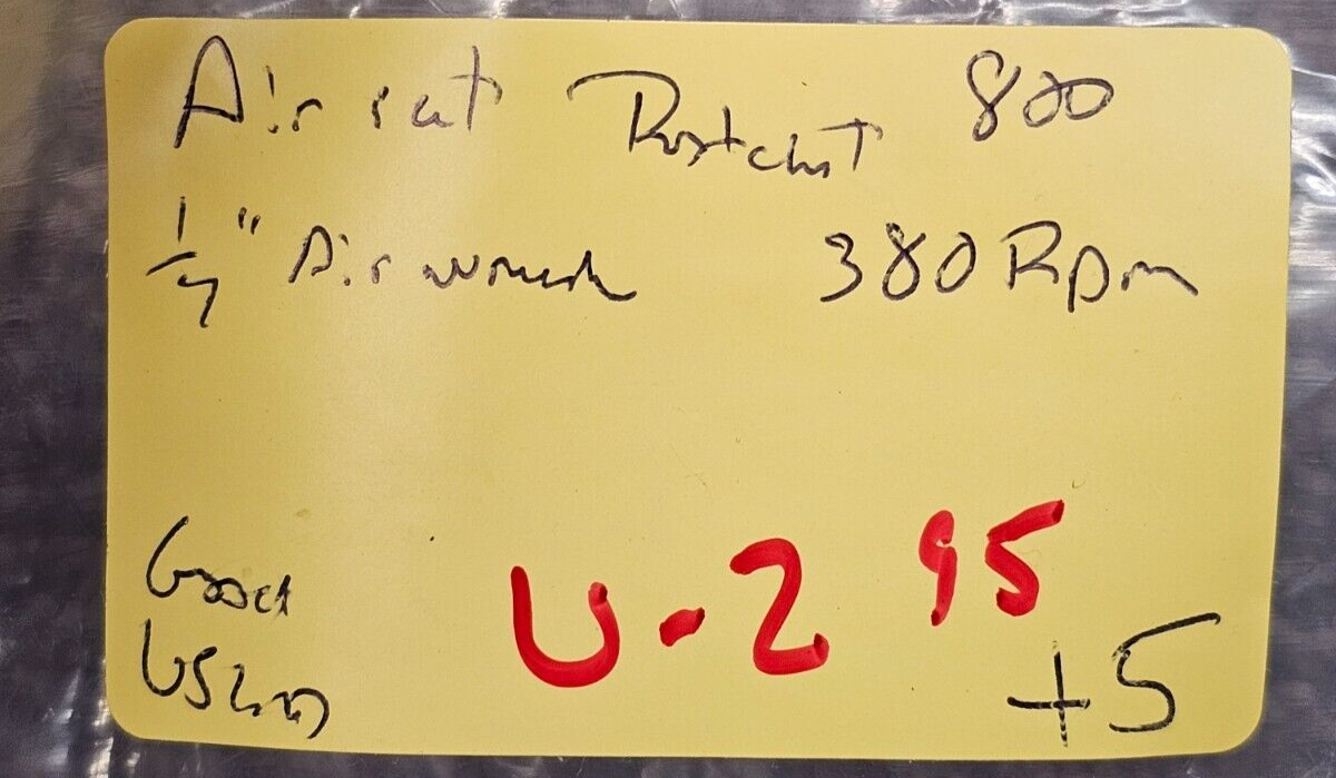 Aircat 800 Air Pneumatic Ratchet Wrench 1/4" Drive 380Rpm Automotive Tool