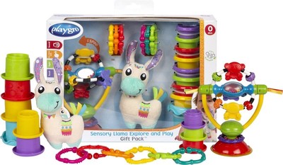 Playgro - Sensory Llama Explore and Play Gift Pack-Parent - (10188328)