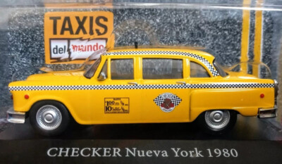 CHECKER 1980 New York - TAXIS OF THE WORLD -TAXIS DEL MUNDO