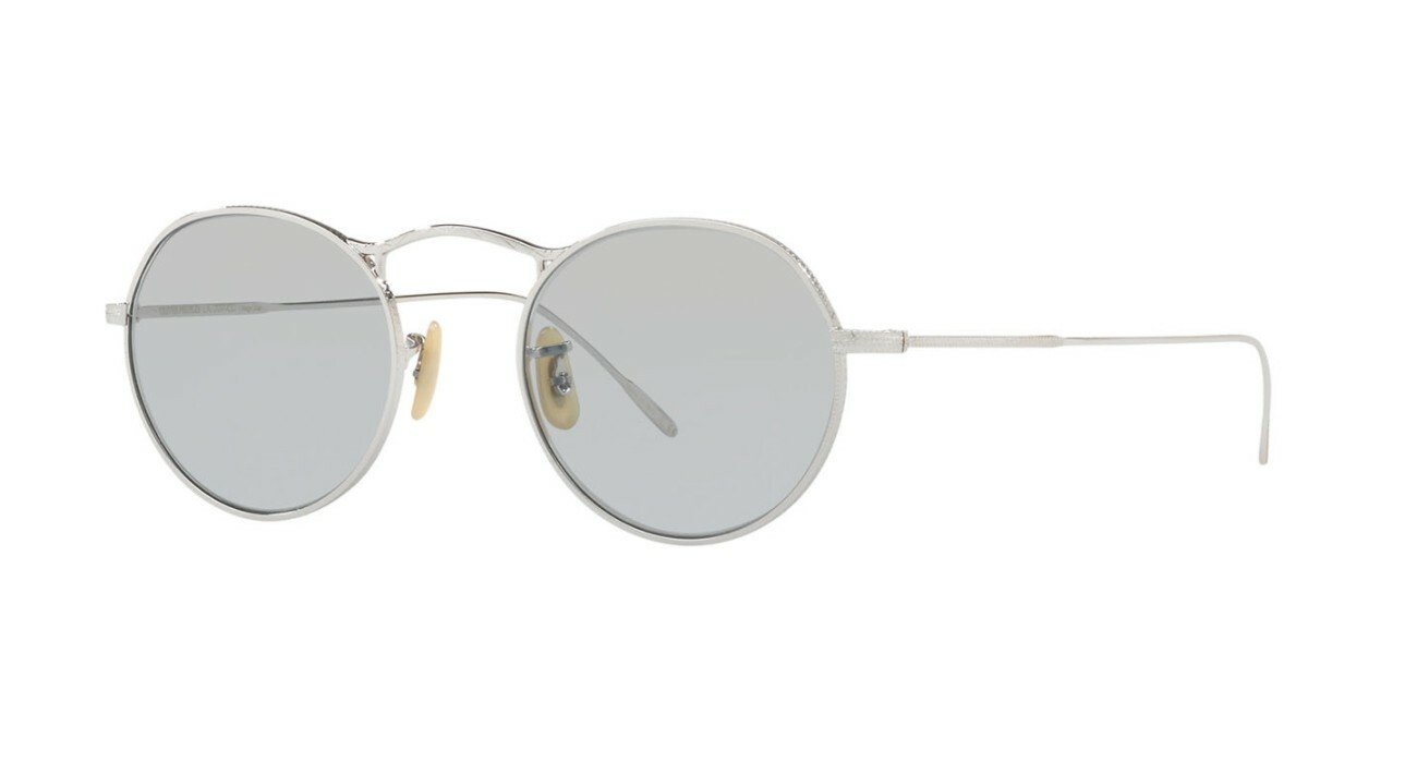 Pre-owned Oliver Peoples M-4 30th Ov 1220s Silver/grey Blue (5036/r5) Sunglasses