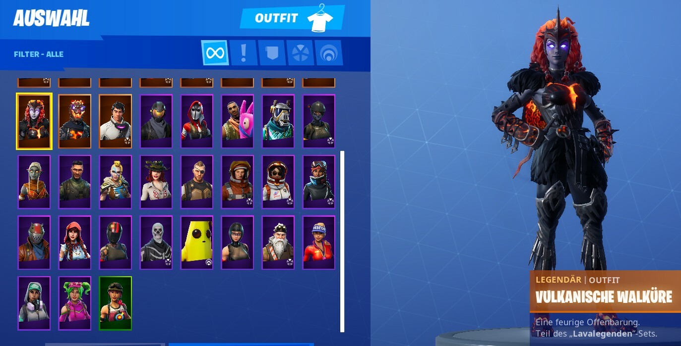 startseite - fortnite vulkanische walkure