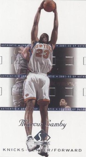 2001-02 SP Authentic - Marcus Camby #60