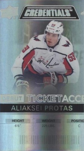 2021-22 Upper Deck Credentials - Aliaksei Protas #73