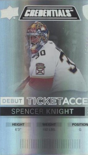 2021-22 Upper Deck Credentials - Spencer Knight #146