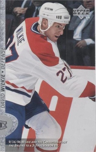 1996-97 Upper Deck - David Wilkie #282