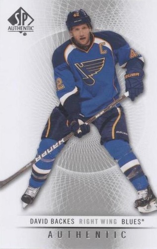 2012-13 SP Authentic - David Backes #89
