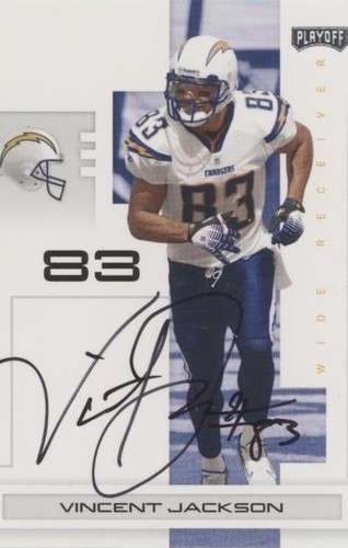 2007 Playoff NFL Playoffs Vincent Jackson #84