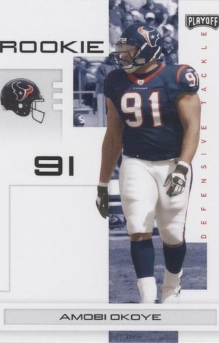2007 Playoff NFL Playoffs Amobi Okoye #138