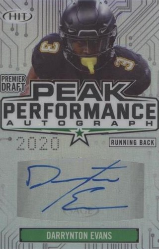 2020 Sage Hit Darrynton Evans #PKA-DE