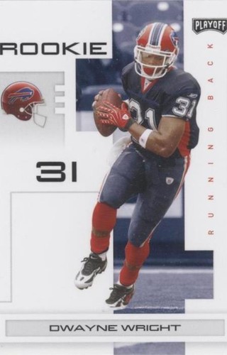 2007 Playoff NFL Playoffs Dwayne Wright #170