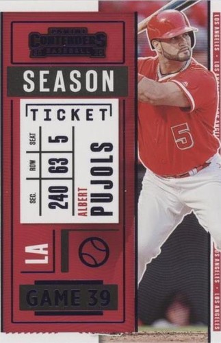 2020 Panini Contenders - Albert Pujols #95