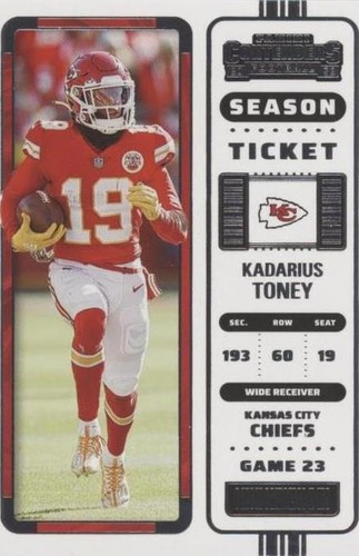 2022 Panini Contenders Kadarius Toney #71